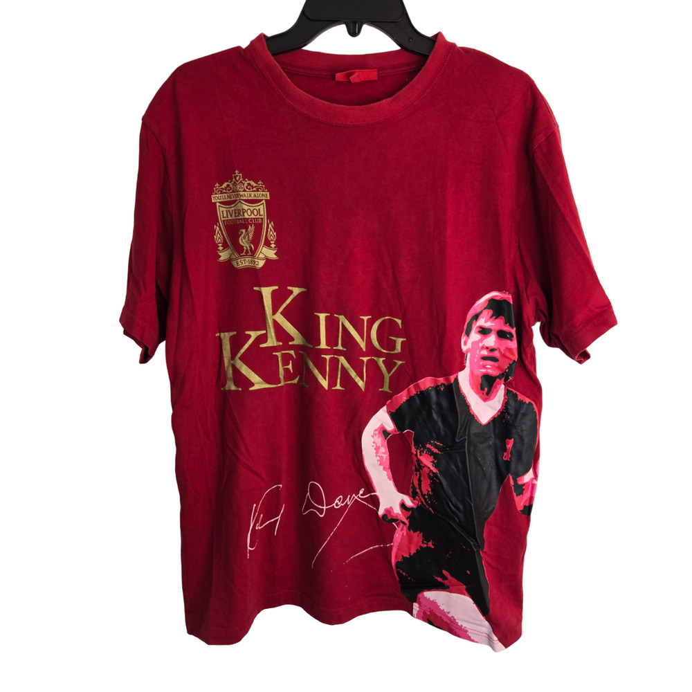 Liverpool Football Club King Kenny Red Graphic Tee Men's T-shirt Size XL